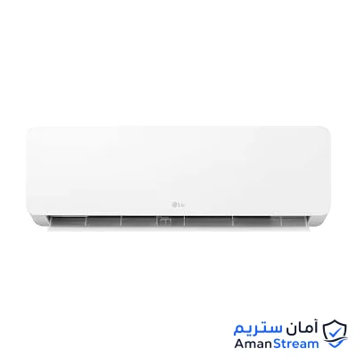 مكيف هواء هيرو بقدرة 1.5 حصان بزر للإيقاف والتشغيل مع تبريد سريع وخاصية توزيع الهواء التلقائي والتشخيص الذكي للأعطال ومستشعر مزدوج مع زعنفة بلون زرق وإمكانية تفعيل وضع النوم من ال جي